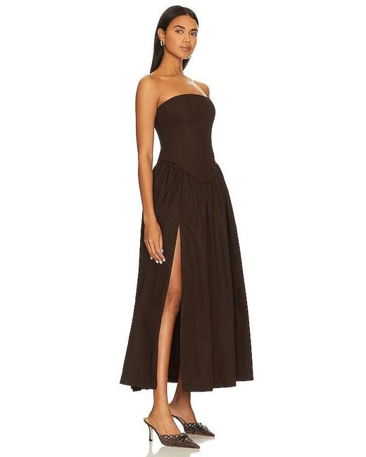LPA Brown Giana Maxi Dress