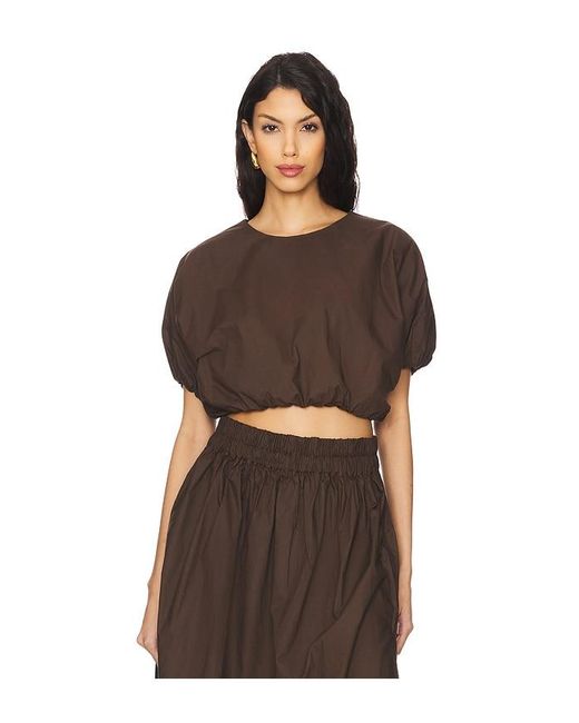 Mikoh Swimwear Brown Opihi Top