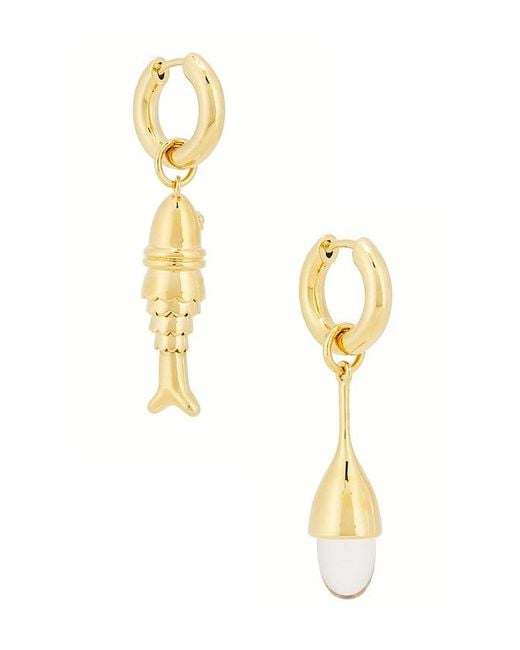 Eliou White Costa Earrings
