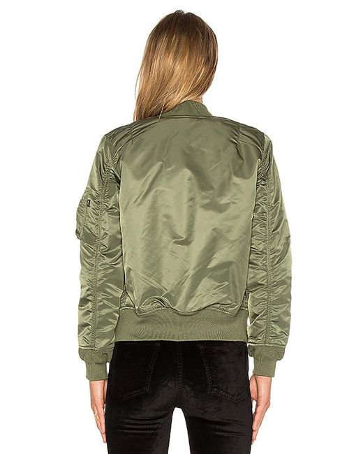 Alpha Industries Green Ma-1 Bomber Jacket (heritage)