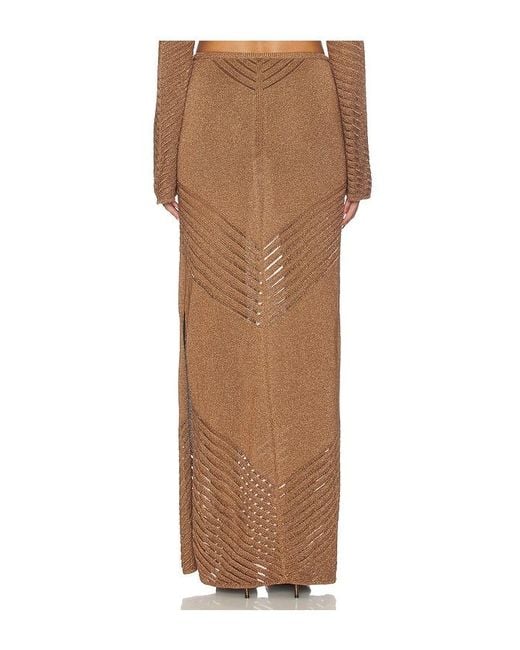 Devon Windsor Brown Bria Maxi Skirt