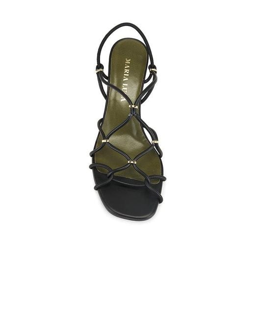 MARIA LUCA Black Iside Sandal