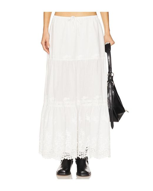 WeWoreWhat White Midirock Mit Schlupfform