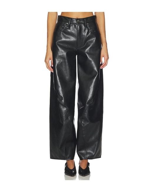 Agolde Black Twist Wide Leg