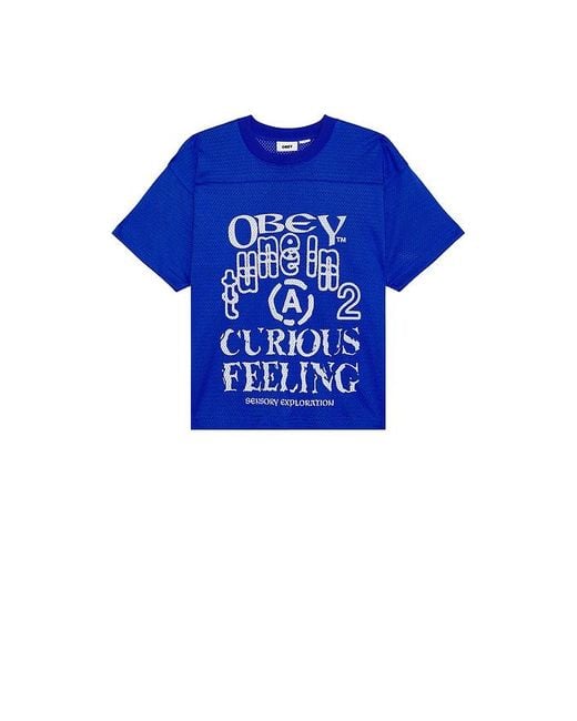 Obey Blue Elm Practice Jersey for men