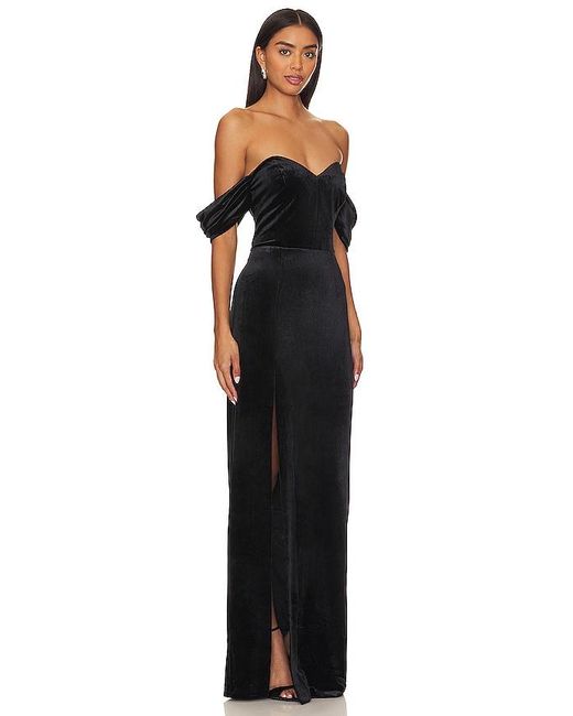 Amanda Uprichard Black X Revolve Falcon Gown