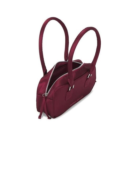 Damson Madder Red Benny Mini Bowler Bag
