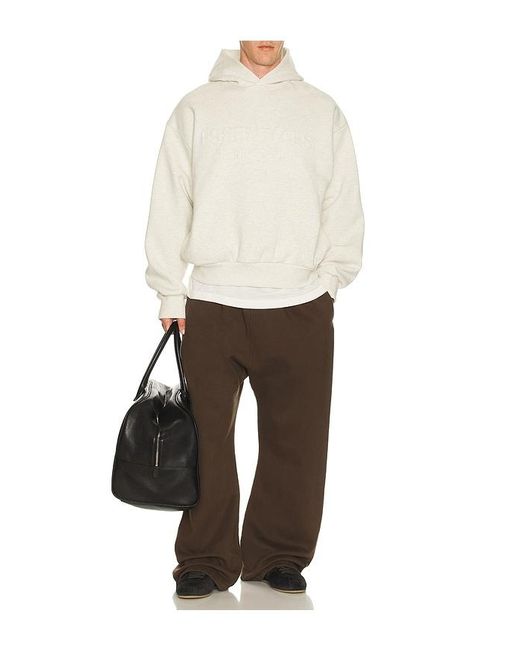 Fear Of God White Classic Hoodie for men