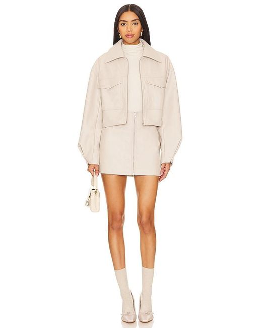Astr White Tracy Skirt