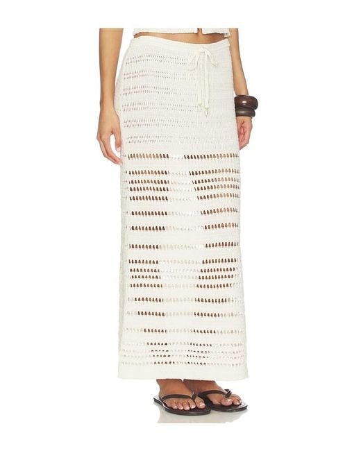 LSPACE White Tula Skirt