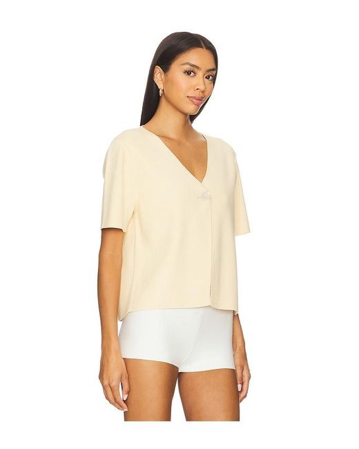 Astr White Dylane Sweater