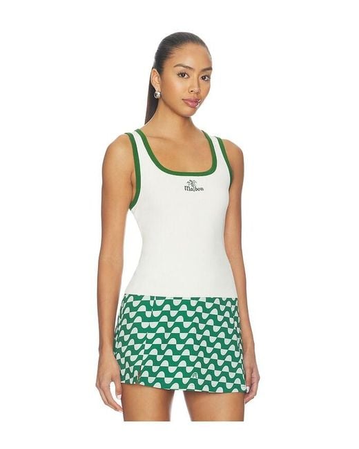 Malbon Green Abella Tank Top
