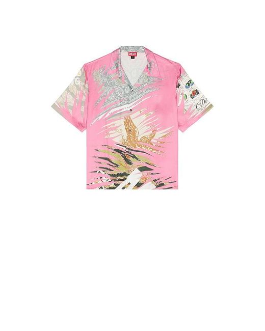 メンズ DIESEL シャツ Pink