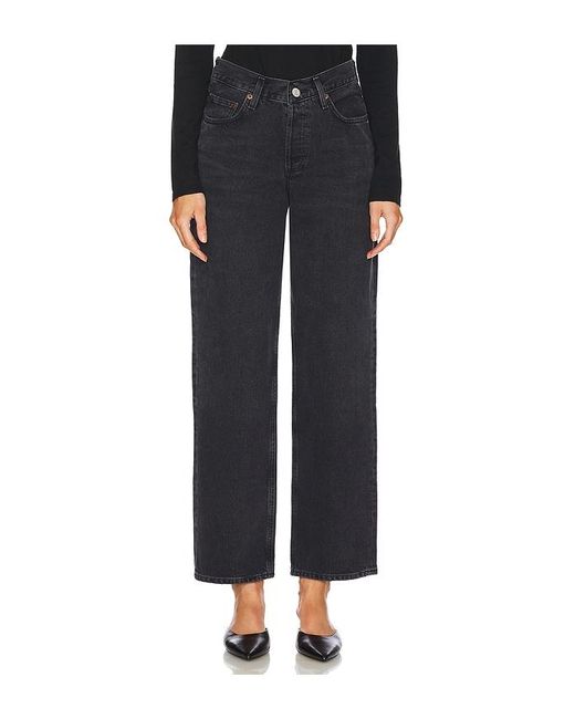 Agolde V-Waist バギー Black