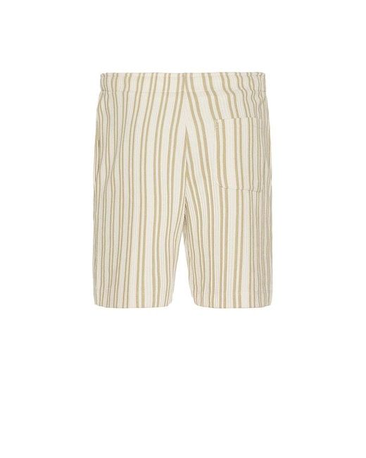 Vince Natural Jacquard Stripe Short for men