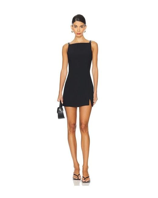 Amanda Uprichard Black Misena Dress