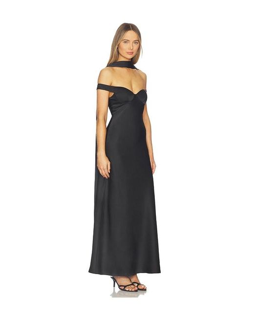 Runaway the Label White Raphaella Off Shoulder Maxi Dress