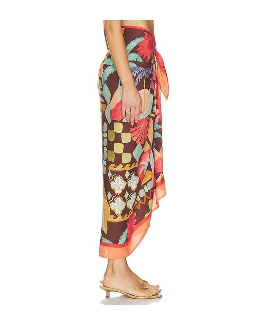 MINKPINK Orange Isola Sarong