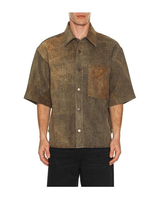 Agolde Brown Watson Shirt for men
