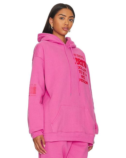 The Mayfair Group Pink It Costs $0 Hoodie