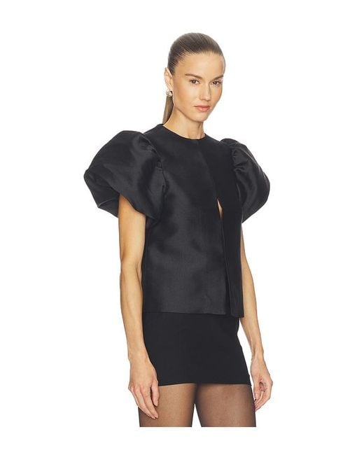 ALIGNE Black Jorja Puff Sleeve Top