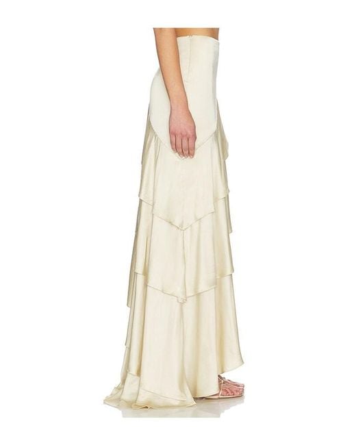Lovers + Friends Natural Emma Maxi Skirt