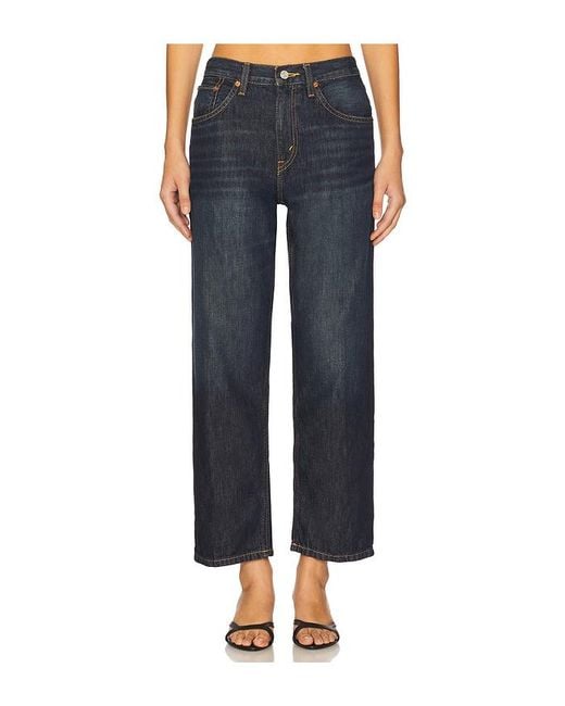 Re/done Ollie Wide Leg Jeans Blue