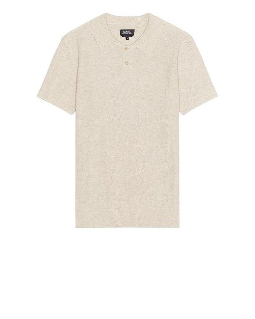 A.P.C. White Polo Jay for men