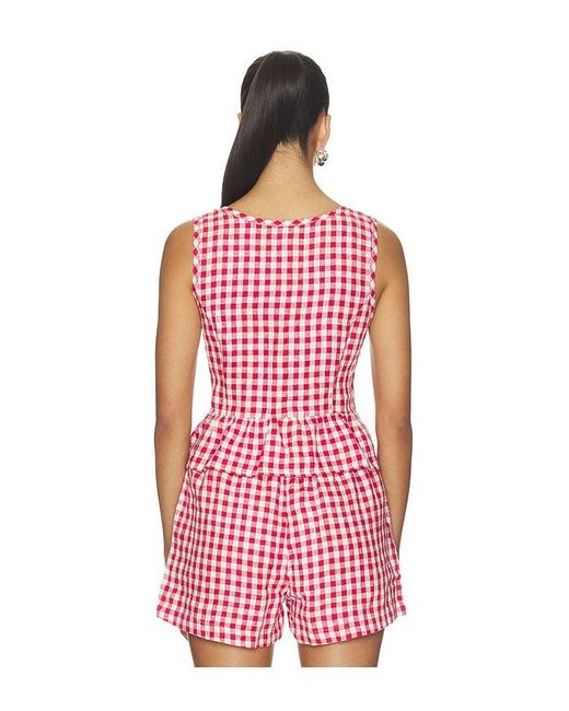 Rails Red Jonah Top
