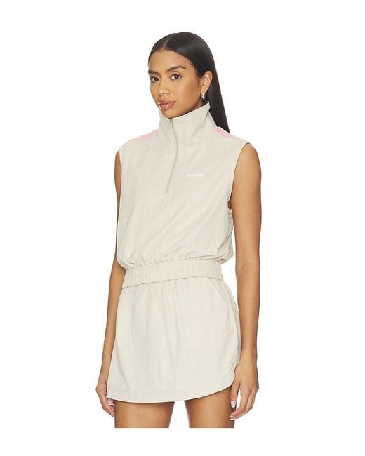 Gold Hinge White Active Ease Half Zip