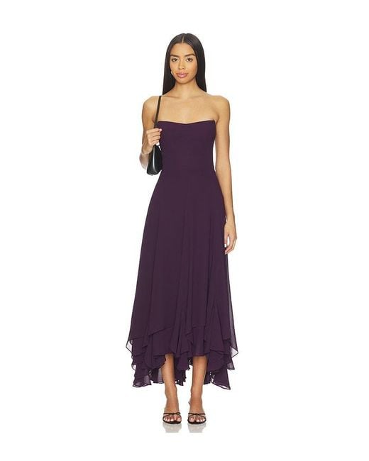 Amanda Uprichard Purple Monterey Dress