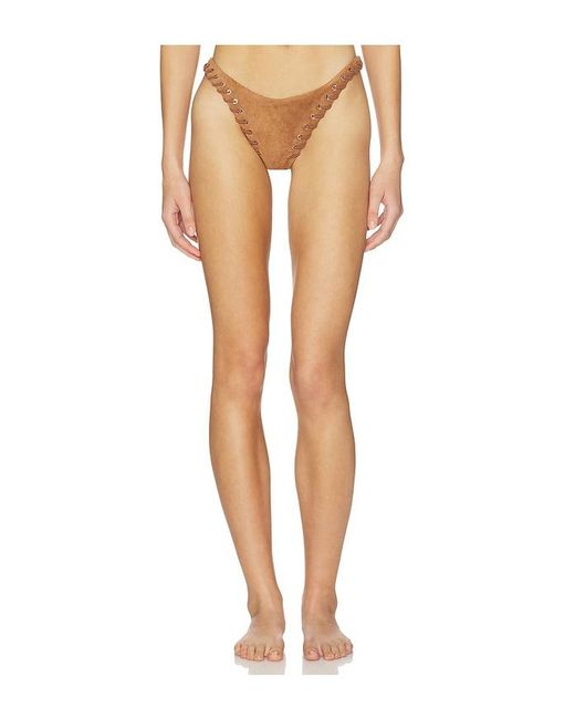 Miaou Women's White Rio Bikini Bottom