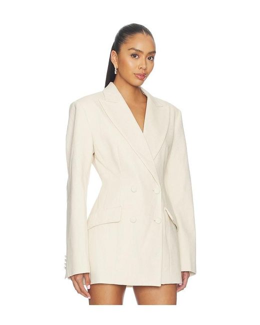 AFRM White Jemima Blazer