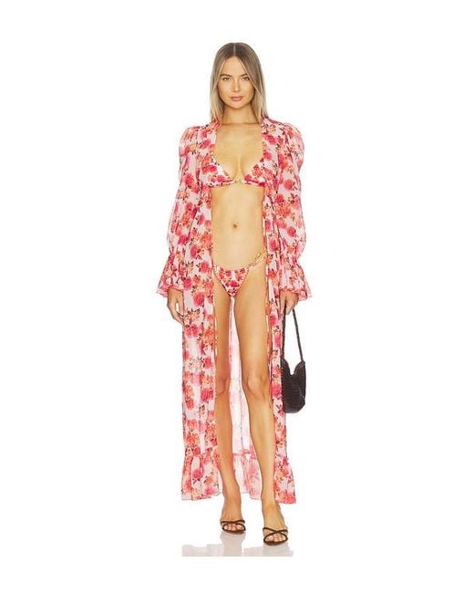 Bananhot Red Berta Cover Up