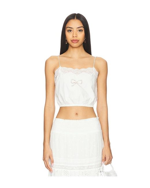 LoveShackFancy White Aliaya Top