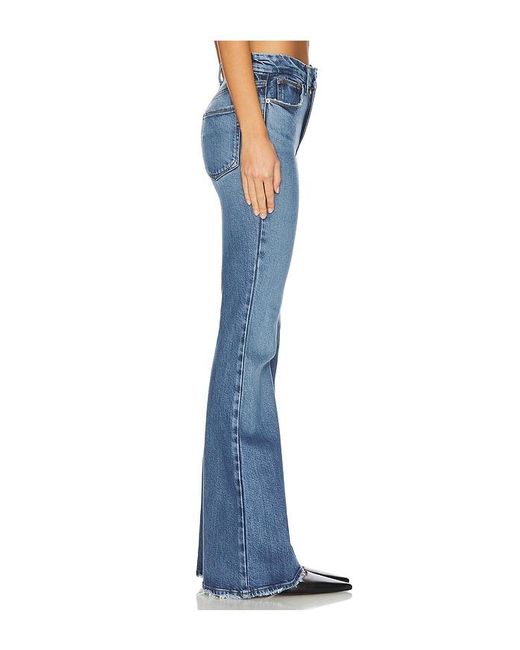 GOOD AMERICAN Blue Good Legs Flare Jeans