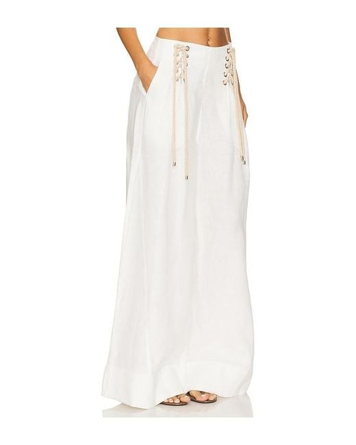 JBQ White Hampton Pant