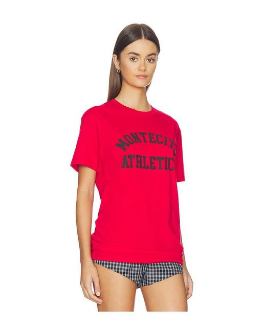 DEPARTURE Red Montecito Athletics Tee