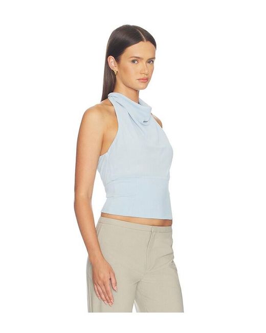 SOVERE Blue Ada Halter Top
