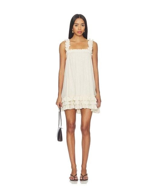 Free People White Spring Tide Tunic