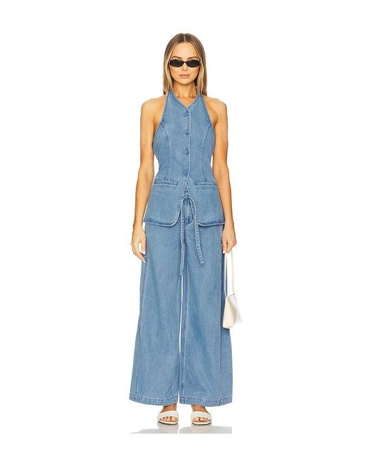 SOVERE Blue Everleigh Denim Tunic