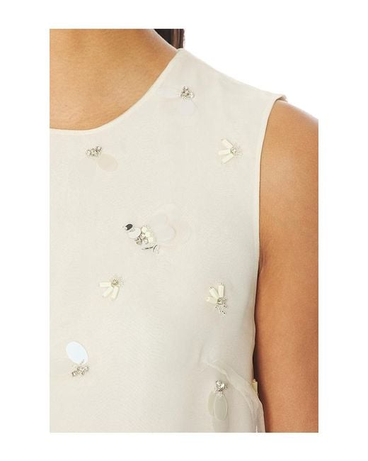 Jonathan Simkhai Natural Celia Sleeveless Top