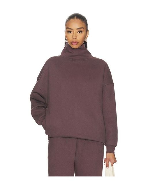 WellBeing + BeingWell Purple Magnolia Pullover