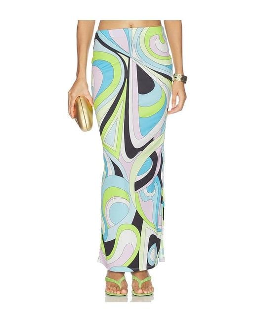 Cin Cin Green City Maxi Skirt