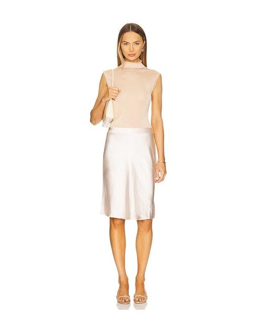 L'academie White 'Academie Camryn Sheer Knit Top