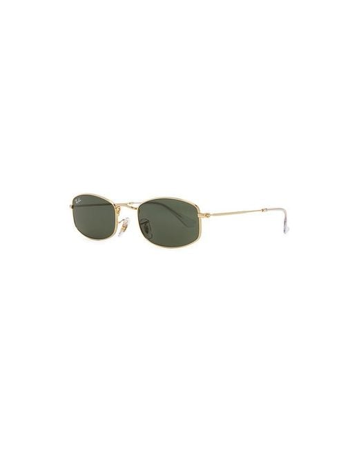 Ray-Ban Green Rectangular Sunglasses