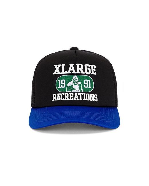 Xlarge Black Recreations Mesh Cap for men