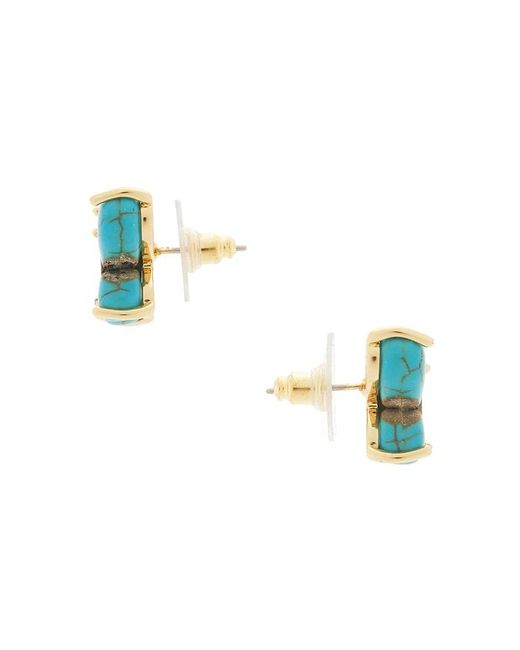Lele Sadoughi Blue Butterfly Stud Earrings