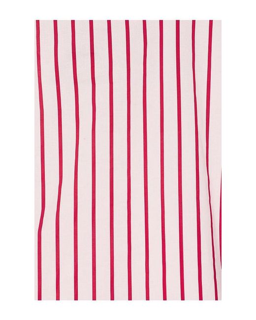 Line & Dot Red Vivee Shirts