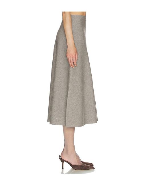 Helsa Gray Xanthe Knit Skirt